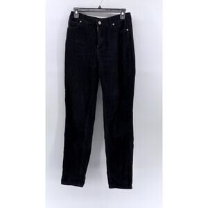 BDG Women's Black High-Rise Mom Corduroy Pants SZ 26
